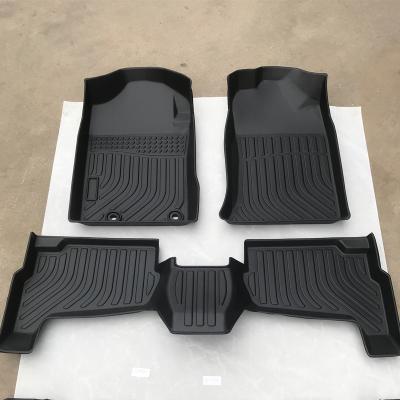 China Business/Luxury Linyi Factory 5D Car Mats 3D Strip All-weather Car Floor Liner For Tesla Model Y Model 3 for sale