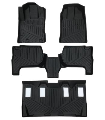 China Car Interior Floor Strip 3D Car Floor Liners Odorless All Weather Mat For Toyota Rush Car Floor Mats Car Floor Mats for sale