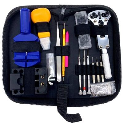 China Watch Repairing Watch Band Connecting Rod Pin And Watch Case Disassembly Tool For 144 Pcs Watch Repair Tool Kit for sale