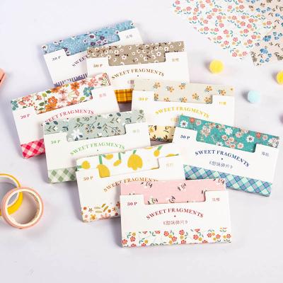 China Vintage Retro Loose-leaf Loose-leaf Salt Antique Sweet Fragment Diy Decoration Diy Memo Pad Pack Scrapbooking Diary Paper Material for sale