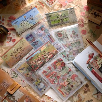 China As Note Paper Note Note Label Decoration Scrapbooking Retro Vintage October Travel Photos Sticker Package Diary for sale