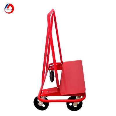 China Industria Fashion Design Folding Steel Hand Carts Lightweight Carts Dolly Cart Silver Tools Platform Wheel for sale