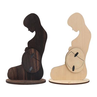 China AVAILABLE Wooden Stand Europe Stock Ultrasound Picture Frame Wooden Sonogram Photography Pregnant Women Gifts for sale