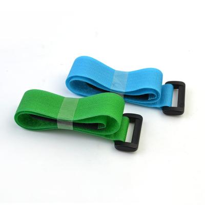 China General Purpose Hook Loop Straps Plastic Buckle Nylon Strap for sale