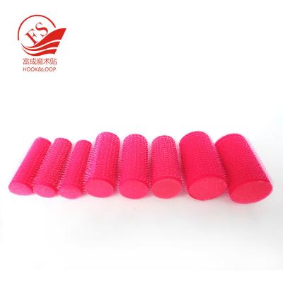 China Hair Dress Up Nylon Hook And Loop Hair Rollers / Soft Hair Curlers For Girls for sale