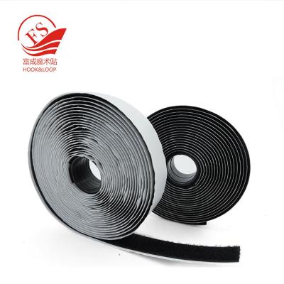 China Pressure Sensitive Hook Loop Self Adhesive Sticky Hook And Loop Tape , Eco-Friendly for sale