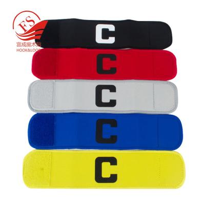 China Gym Wrist Support Elastic Hook And Loop Strap For Fitness Hook Loop Elastic captain arm Straps for sale