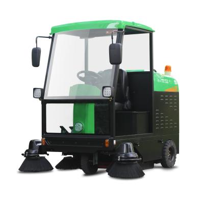 China 1900 mm Cleaning Width Half-Closed Automatic Floor Sweeper for Cold Water Cleaning for sale