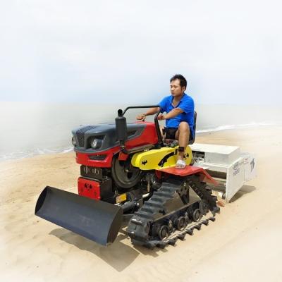 China Tractor Skid Steer Attachments Sand Beach Cleaner with Alkaline Cleaning Process for sale