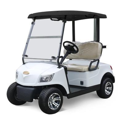 Cina Affordable 2 posti a sedere Golf Buggy Car con pneumatici per strada morbida e facile utilizzo DC-M2 in vendita