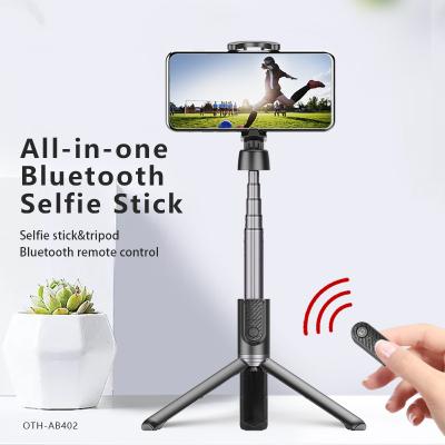 China Factory Direct OEM Mini Tripod Selfie Stick Single Handheld Portable Axis for Tiktok Live Vlog for sale