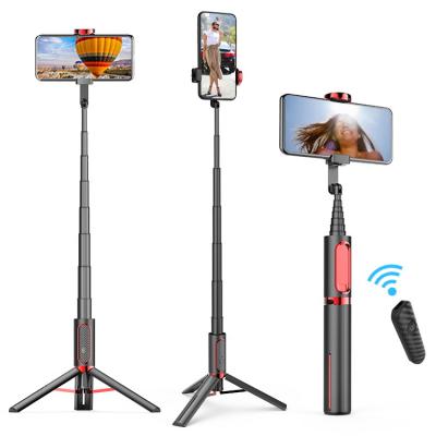 China Slim Design Mini Phone Handheld Video Shooting Balance Stick Mini Regular Tripod Portable Selfie Sticks With Rechargeable Outdoor for sale