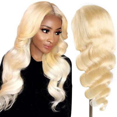 China Hd Top Russian Mongolian Wave Hair Swiss Thin Lace Front Natural Human Hair Wig Pure Natural Hot Sale Mono Silk 9A Honey Blonde Wavy Water Body for sale