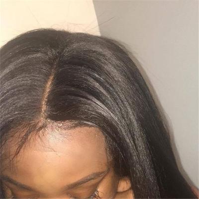 China Taobao Silky Straight Peruvian Hair Deep Curly Wave 10A Lace Frontal Wigs 8 20 26 Inch Private Label With Gluesless Front Closure for sale