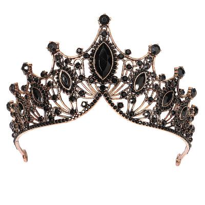 China Hot selling European and American style high quality alloy of Europe and America beautiful crowns bridal crowns crown headpiece for party for sale