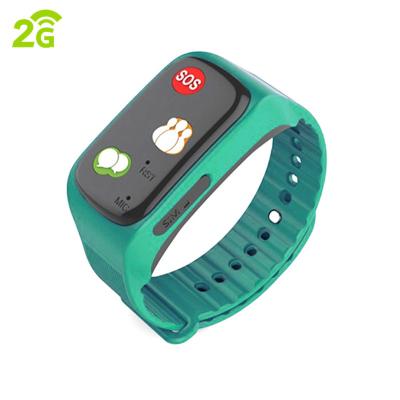 China H002 Wifi Gps Tracking Bracelet One Senior SOS Elderly Care Products Fall Sensor for sale