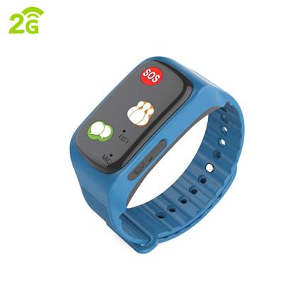 China Wifi SOS Health Monitoring GSM 2G NFC 2021 Gps Tracker Wristband for Elderly for sale