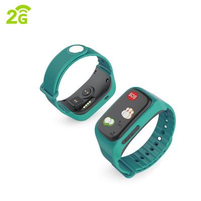 China Wifi Alarm SOS Heart Rate Monitor Elderly Senior Gps Drop Down Waterproof Wristband for sale