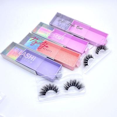 China Handmade Wholesale Custom Eyelash Packaging Mink Drawer Lick Box for sale