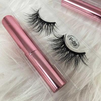 China Hot-selling styles wholesale magnetic 6d 5d eyelashes with magnetic eyeliner kit 3d lashes makers for sale