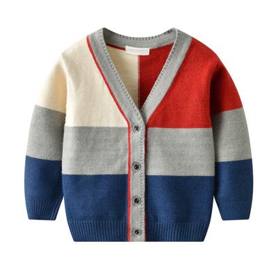 China Custom Anti-Shrink Logo Autumn Winter Warm Sweater New Year Kids Flip Sequin Sweater Child for sale