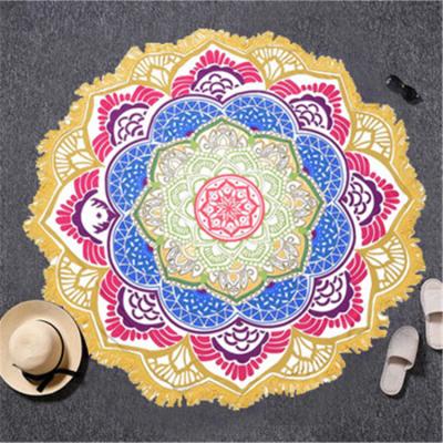 China QUICK DRY Cotton Woven Round Tapestry Throw Bohemian Personalized Boho Blanket for sale