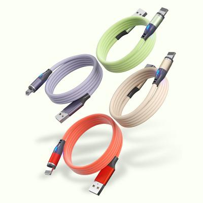 China For iPhone + Type C Phone + Micro-USB Phone Class Premium Quality 3 in 1 Magnetic Charging Cable USB Charging Cable for Type C, Micro USB, for iPhone for sale