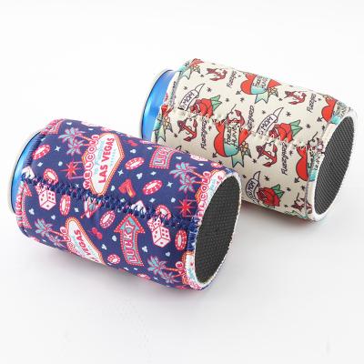 China Waterproof Neoprene Sublimation Printing Stubby Holder Can Cooler Beer Bottle Sleeve 12oz for sale