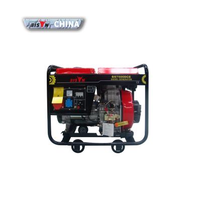 China Taizhou (CHINA) 3KW 3KVA Bison Generator Diesel Electric Start Three Phase Generator BS3500DCE for sale