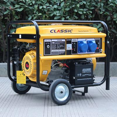 China silent 6kw gasoline superier quality gasoline generator for home use BS7500H for sale