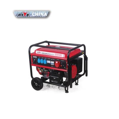 China BISON Gasoline Generator 5kw 5kva Portable Gasoline Generator for Home BS6500 for sale