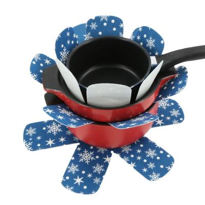 China Beautiful Cookware Kitchen Sustainable Staking Home Pot Frying Pan Protector for sale