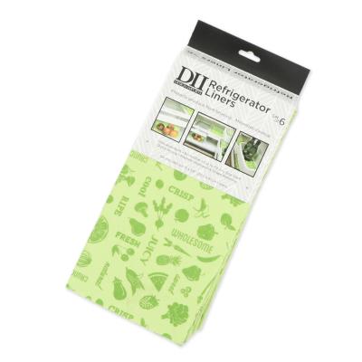 China Beautiful Viable Veggies Mats Non Woven Refrigerator Liner for sale