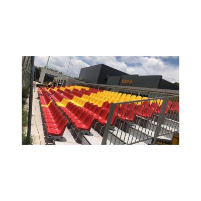 China Outdoor dismounted bleacher Football Stadium Seats sports field bleacher Metal structure bleachers zu verkaufen