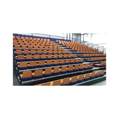 China 2021 grandstand bleacher Retractable Gym Bleachers Automatic retractable bleachers seating for sale