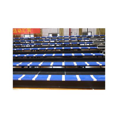 중국 2021 Telescopic Retractable Gym Bleachers seat for basketball court racing 판매용