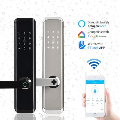 China TT Lock WIFI Door Lock Fingerprint, BLE APP Electronic Fingerprint Door Lock with TTlock APP Control for sale