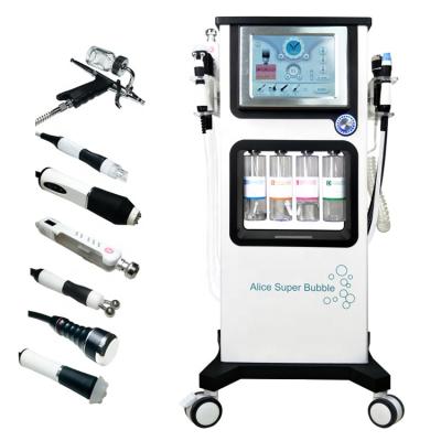 China Skin Revitalizer Korean 7 in 1 Hydra Oxygen Aqua Peel Solution Diamond Dermabrasion Facial Beauty Machine for sale