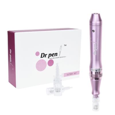 China Professional Digital Anti-Puffiness Adjust Speed ​​Derma Pen M7 Microneedle Skin Care Nano Derma Roller Meso Pen for sale