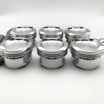 China Best Quality Forged Pistons 84mm N54 Forged Pistons With Pins And Rings For BMW N54 N54B30 84mm for sale