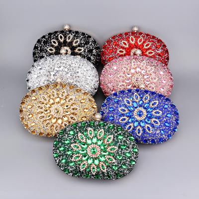 China Fashion\comfortable\durable 2022 trendy Party Crystal Purses Evening Ladies evening bags clutch 2022 luxury Women Clutch Bag Crystal Evening Bags for sale