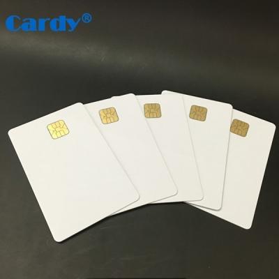 China Waterproof PVC Blank FM4442 Plastic Contact Chip Card for sale