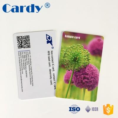 China Waterproof / Waterproof Plastic Card Custom Printable 13.56MHz MIFARE Classic EV1 RFID Smart 1K for sale