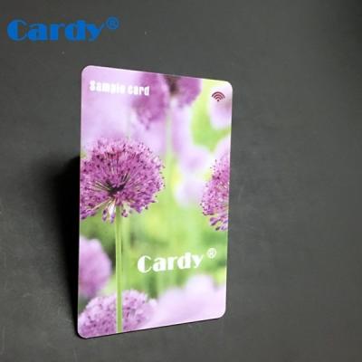 China Waterproof Custom Glossy Lamination MIFARE EV1 Classic 1K RFID Printing Card for sale