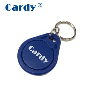 China Waterproof / Waterproof 125KHz Logo Printing T5577 Keyfob ABS RFID Keytag for sale