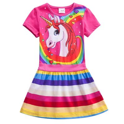 China 2020 Girls Breathable Cartoon Dress Popular Boutique for sale