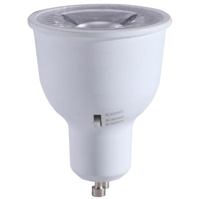 China Modern 3CCT Dimmable GU10 Spotlight With Lens No Flickering 30/60 Degree 6W LED Bulbs Spotlight Bulb for sale