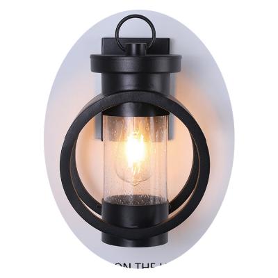 China High Quality Outdoor Wall Lamp Home Lights Modern Simple Style Outdoor Wall Mounted Lights Outdoor Security Lighting Glass Shade for sale