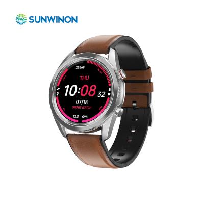 China Sunwinon D015-DT91 Round Screen Waterproof IP67 Digital Watch Android I/O Smart Watch for sale