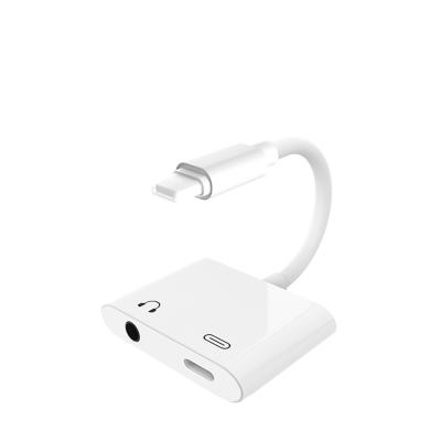 China Ning Light + Lighting DC 3.5 Earphone Audio Adapter 3.5 Mm Jack Adapter Connector For Apple iPhone for sale